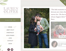 Tablet Screenshot of lauren-oliver.com